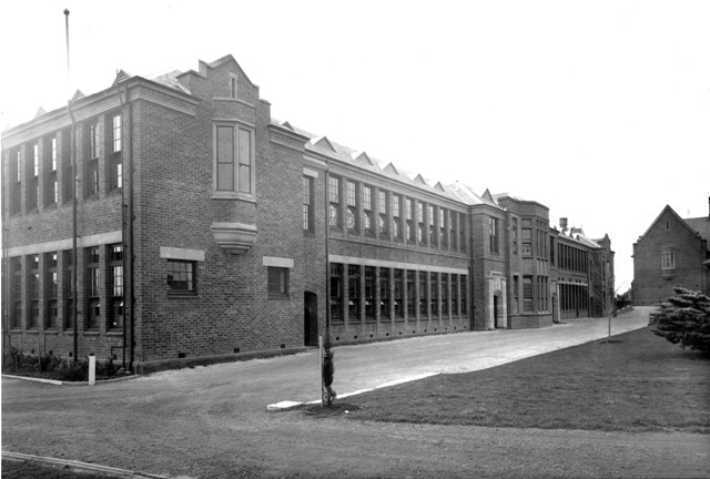 View of the South Wing, circa 1945.